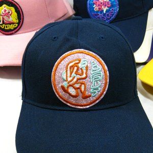 AQUARIUS Graffiti style Streetwear Hip Hop Sun Sign Zodiac Bling Baseball Cap